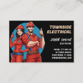 Carte De Visite Électricien (Devant)