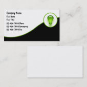 Carte de visite électricien (Devant / Derrière)