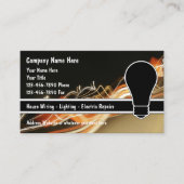 Carte de visite électricien (Devant)