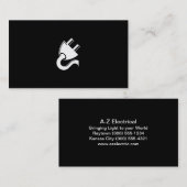 Carte De Visite Électricien (Devant / Derrière)