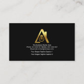 Carte De Visite Électricien à impulsion électrique verte (Dos)