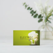 Carte De Visite Électricien Construction d'électricité (Debout devant)