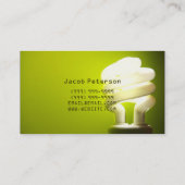 Carte De Visite Électricien Construction d'électricité (Dos)