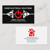 Carte De Visite Électricien de panneau audio électrique créatif (Devant / Derrière)