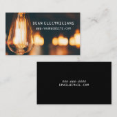Carte de visite Électricien Électricité (Devant / Derrière)