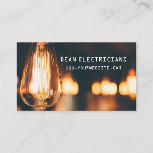 Carte de visite Électricien Électricité (Devant)
