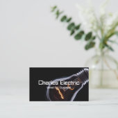 Carte de visite Électricien Électricité Électrique (Debout devant)