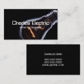 Carte de visite Électricien Électricité Électrique (Devant / Derrière)
