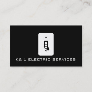Carte de visite électricien électricité électrique