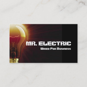 Carte de visite électricien électricité électrique