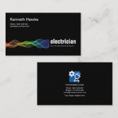 Carte De Visite Électricien électrique renversant intelligent (Devant / Derrière)
