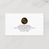 Carte De Visite Électricien élégant du commutateur d'alimentation  (Dos)