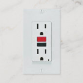 Carte De Visite Électricien | Entrepreneur électrique (Devant)