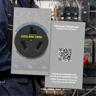 Carte De Visite Électricien Entrepreneur en électricité