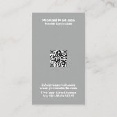 Carte De Visite Électricien | Entrepreneur en électricité (Dos)
