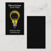 Carte De Visite Electricien Handyman (Devant / Derrière)