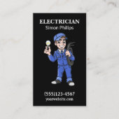 Carte De Visite Electricien Handyman (Devant)