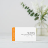 carte de visite électricien modifiable (Debout devant)