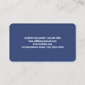 Carte De Visite Électricien personnalisé QR (Dos)