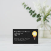 Carte De Visite Électricien professionnel (Debout devant)