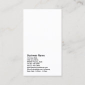 Carte De Visite Électricien Professionnel Compétences ÉclairBoulon (Dos)