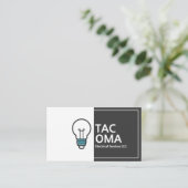 Carte De Visite Électricien Services Électriques (Debout devant)