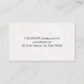 Carte De Visite Électricien Travailler avec les fils (Dos)