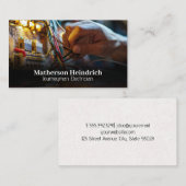 Carte De Visite Électricien Travailler avec les fils (Devant / Derrière)