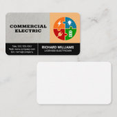 Carte De Visite Electricity Power and Energy  (Devant / Derrière)