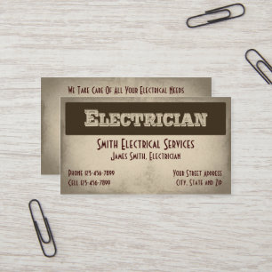 Carte de visite électrique