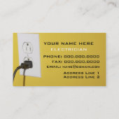 Carte de visite électrique (Dos)