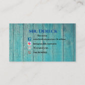 Carte de visite électrique (Dos)