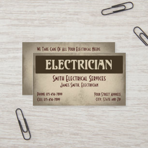 Carte de visite électrique