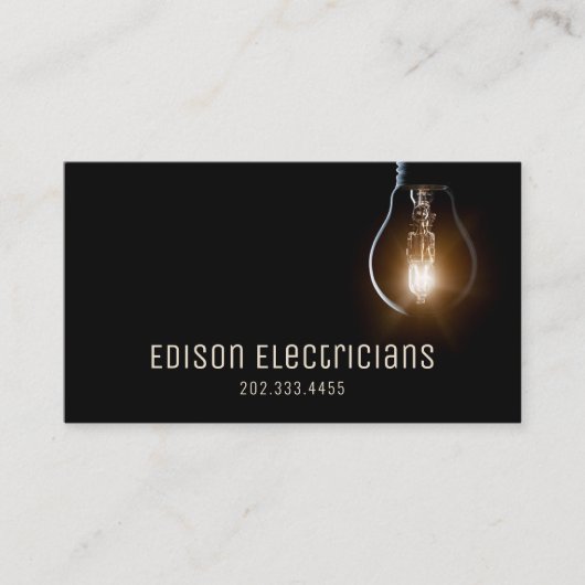 Carte de visite électrique (Devant)