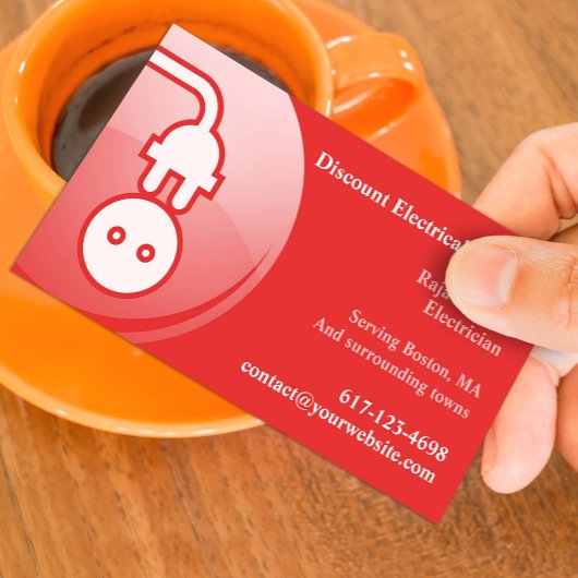 Carte de visite électrique