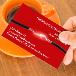 Carte de visite électrique