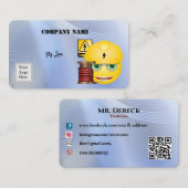 Carte de visite électrique (Devant / Derrière)