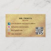 Carte de visite électrique (Dos)