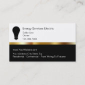 Carte de visite électrique classique (Devant)