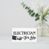 Carte de visite électrique - Cool Vintage (Debout devant)