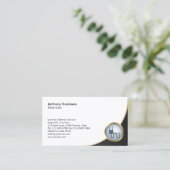 Carte de visite électrique de l'icône de prise éle (Debout devant)