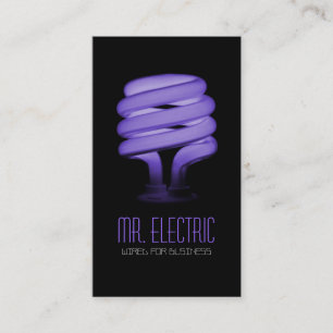Carte De Visite Électrique, électricien, Électricité