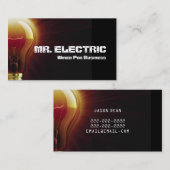Carte de visite électrique électrique (Devant / Derrière)