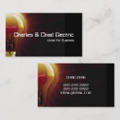 Carte de visite électrique électrique (Devant / Derrière)