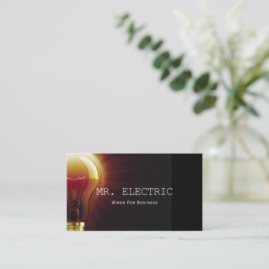 Carte de visite électrique électrique (Debout devant)