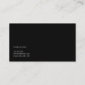 Carte de visite électrique électrique (Dos)