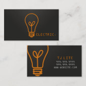 Carte de visite électrique électrique (Devant / Derrière)