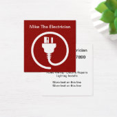 Carte de visite électrique moderne simple (Bureau)