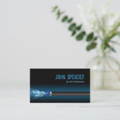 Carte de visite électrique simple fil électrique (Debout devant)