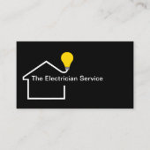 Carte de visite électrique unique (Devant)